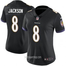 Lamar Jackson Baltimore Ravens Womens Authentic Alternate Vapor Black Jersey Bestplayer